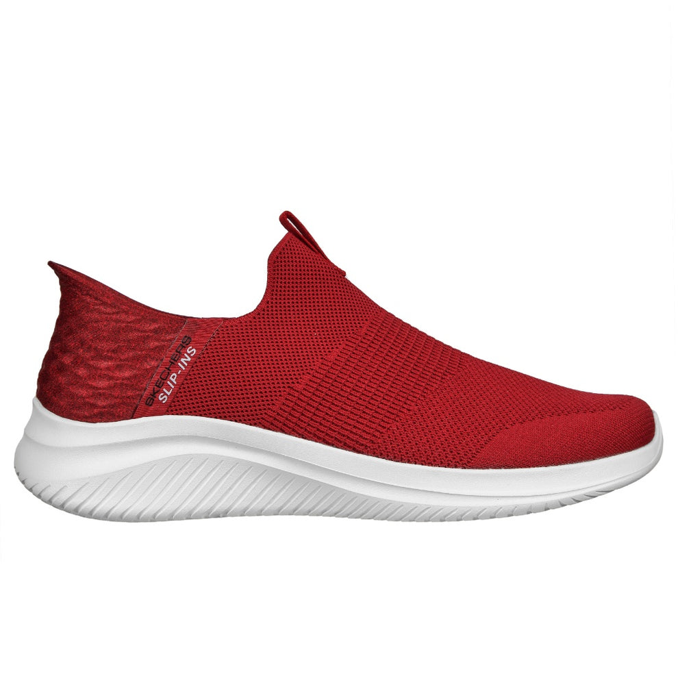 Skechers M Mens Ultra Flex 3.0 Smooth Step Sneakers Burgundy