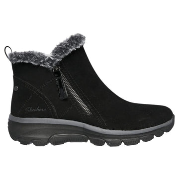 Skechers W High Zip Støvle Sort