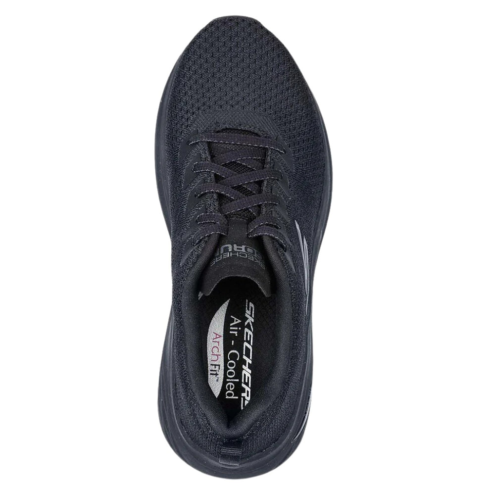Skechers W Max Cushioning Arch Fit Sneaker Black Grey