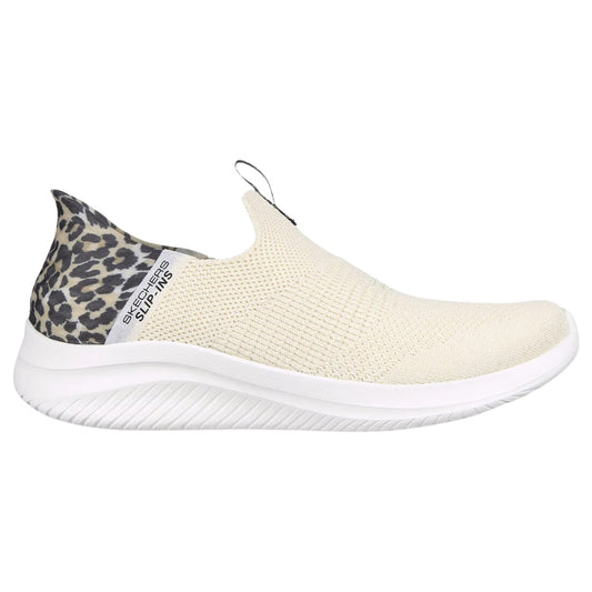 Skechers W Ultra Flex 3.0 Sneakers Natural Step Leopard