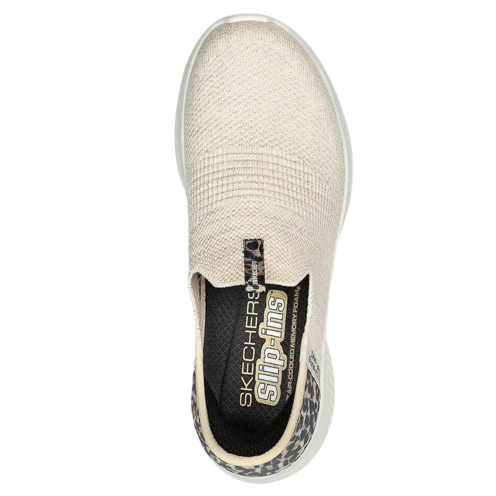 Skechers W Ultra Flex 3.0 Sneakers Natural Step Leopard