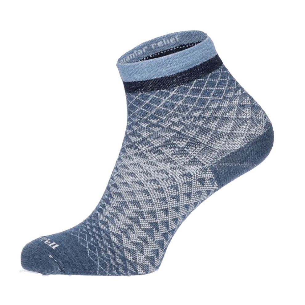 SockWell W Plantar Ease Quarter Strømper Denim