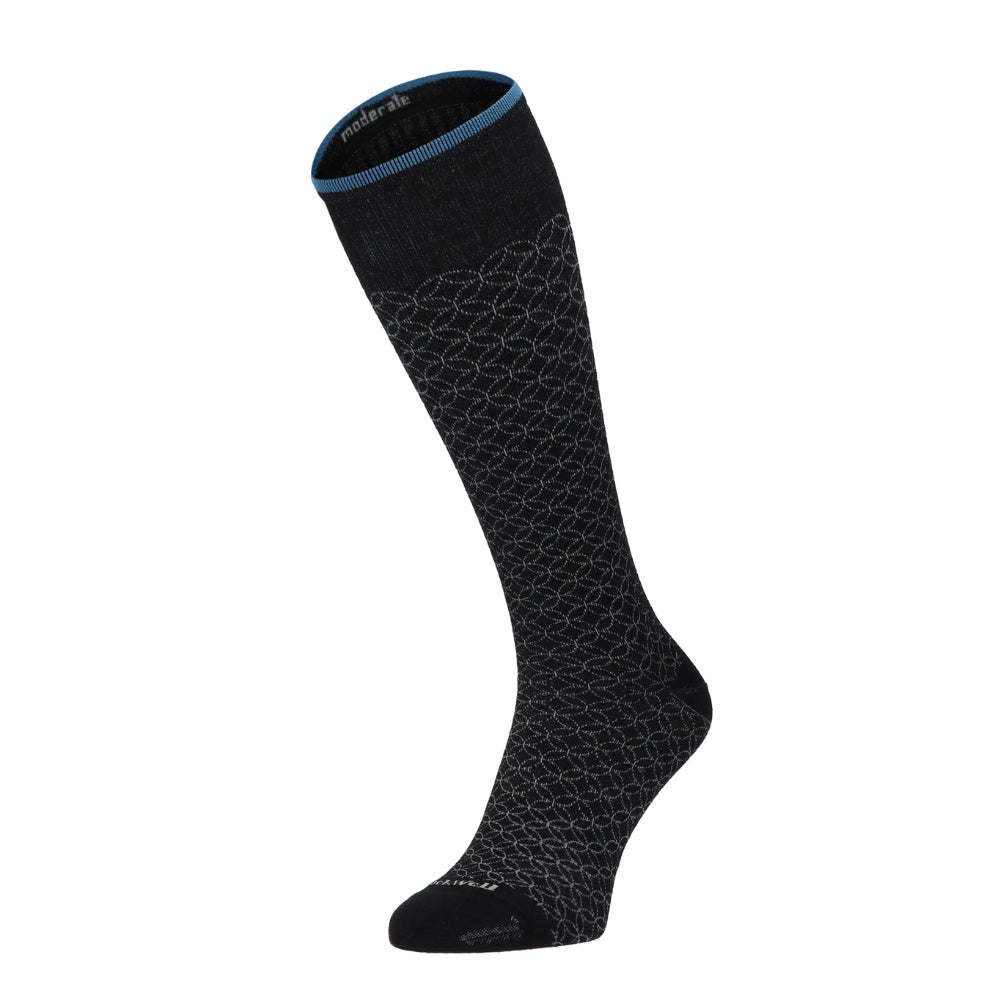 Sockwell W Featherweight Fancy Strømper Black Stripe