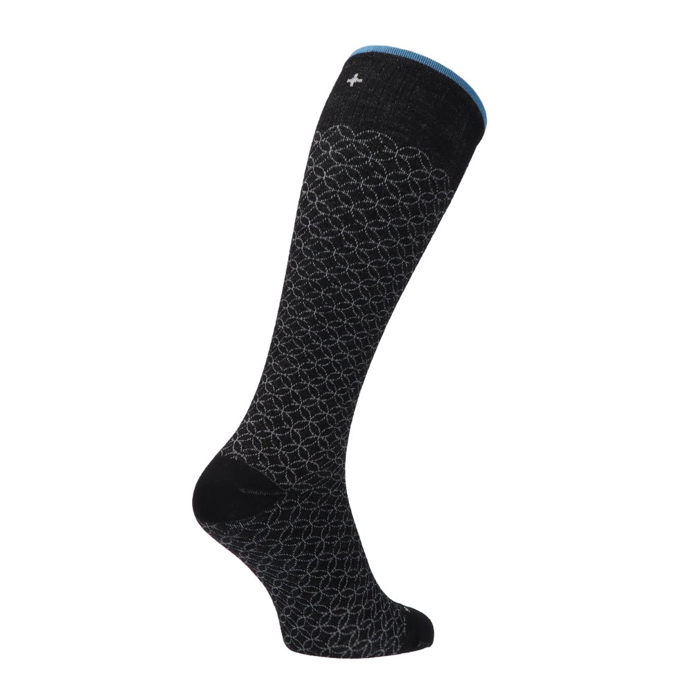 Sockwell W Featherweight Fancy Strømper Black Stripe