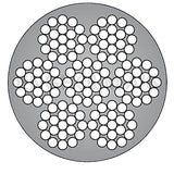 Stålwire galvaniseret 7x19 PVC-forhudet mat sort