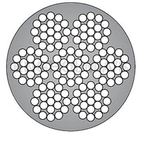 Stålwire galvaniseret 7x19 PVC-forhudet mat sort