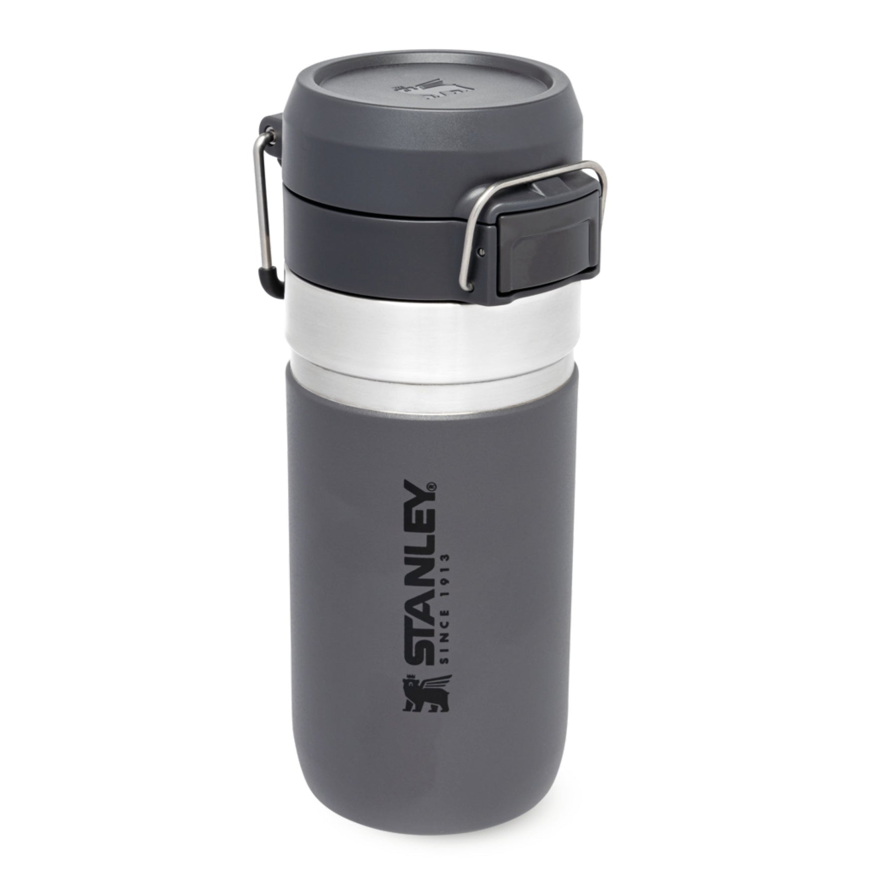 Stanley Quick Flip Vandflaske 470 ml, Charcoal