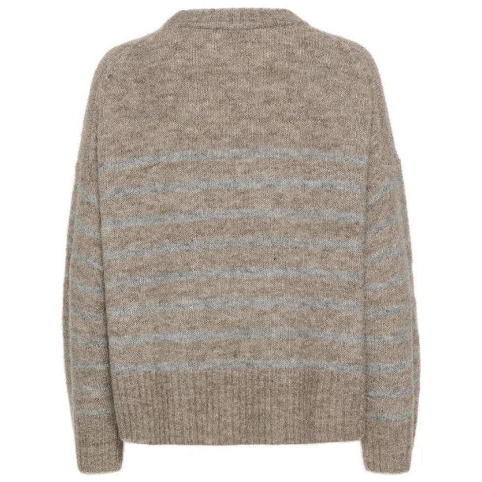 Part Two W Lulya Strik Medium Grey Stripe