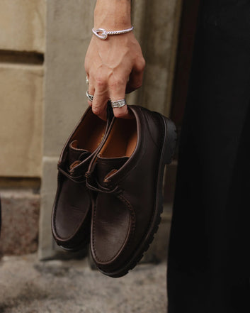 Playboy M Malo Footwear Dark Brown Leather