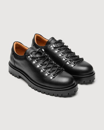 Playboy M Willach Black Tumbled Leather