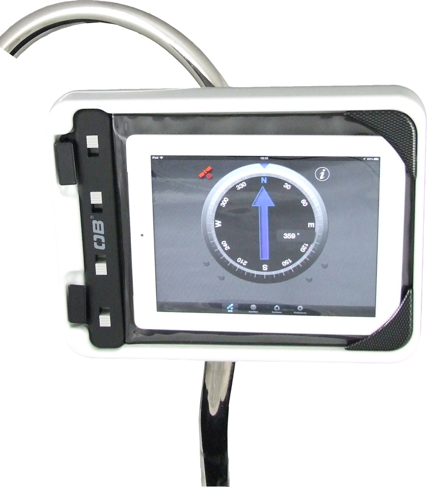MarinePod iPad holder med OverBoard Etui og Rustfrit rørbeslag