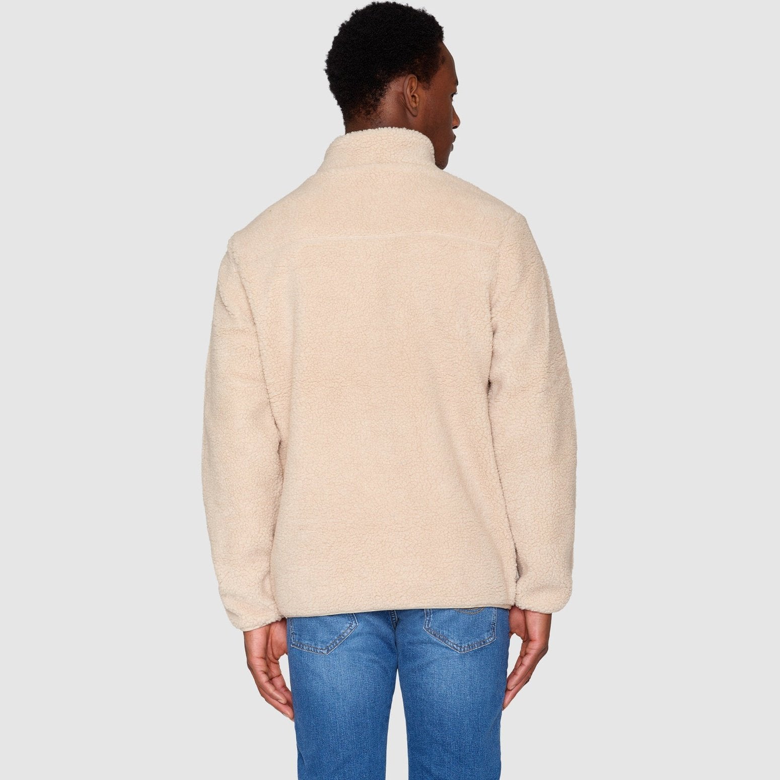 Knowledge Cotton Apparel M Teddy Fleece Zip Sweat Item Colour