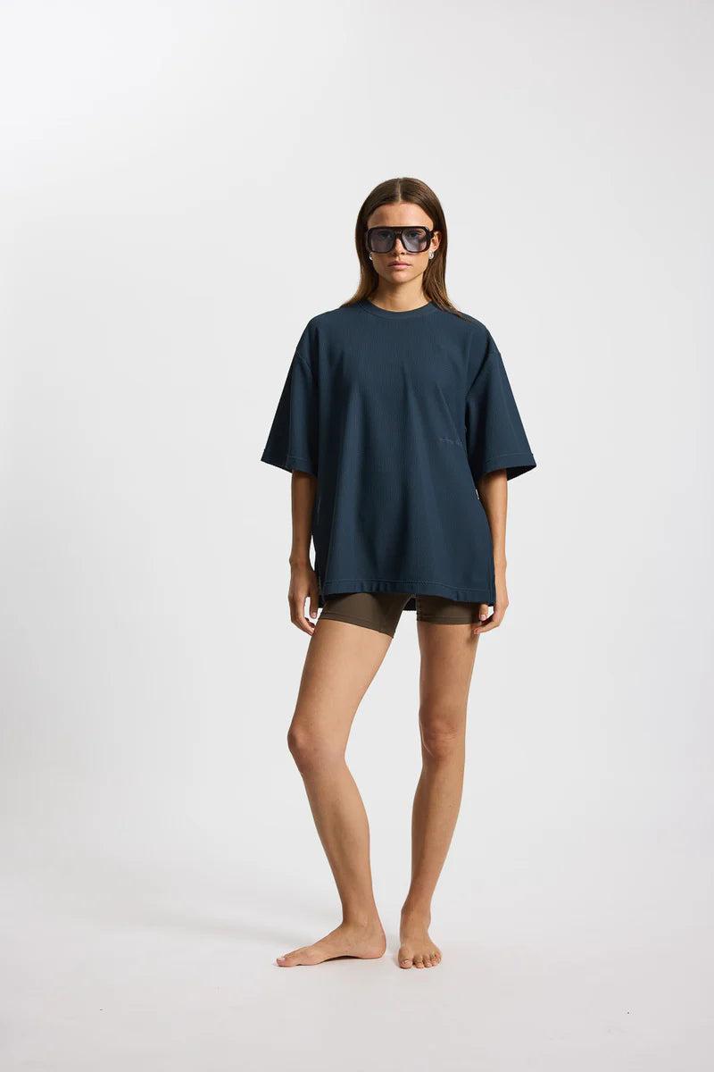 Rethinkit Tee Airflow Dark Navy