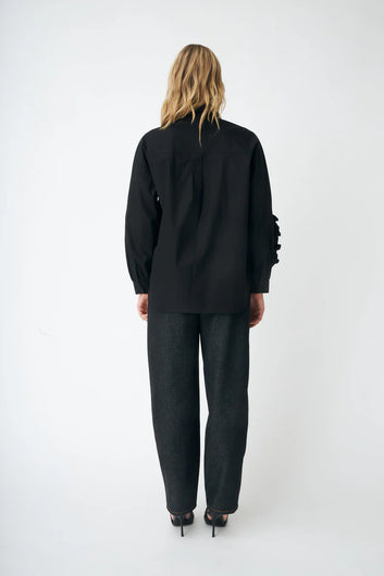 CRAS W Tiecras Shirt Black