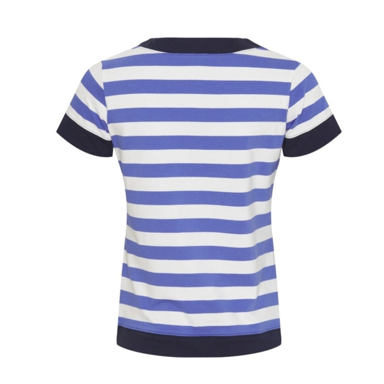 Sea Ranch W Tonnere T-shirt Blå Hvid