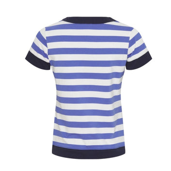 Sea Ranch W Tonnere T-shirt Blå Hvid