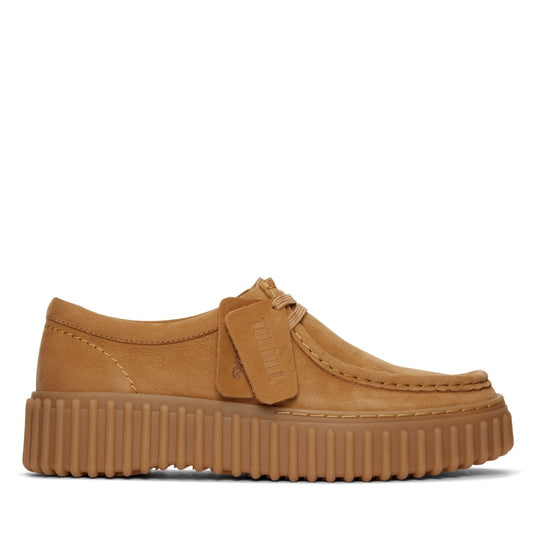 Clarks W Torhill Bee Snøresko Light Tan
