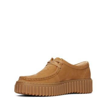 Clarks W Torhill Bee Snøresko Light Tan