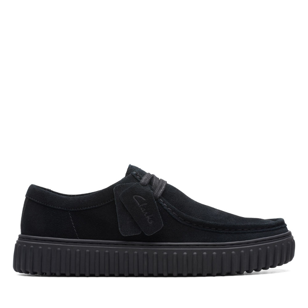 Clarks WM Torhill Lo Black Suede
