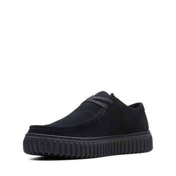 Clarks M Torhill Lo Sneakers Black Suede