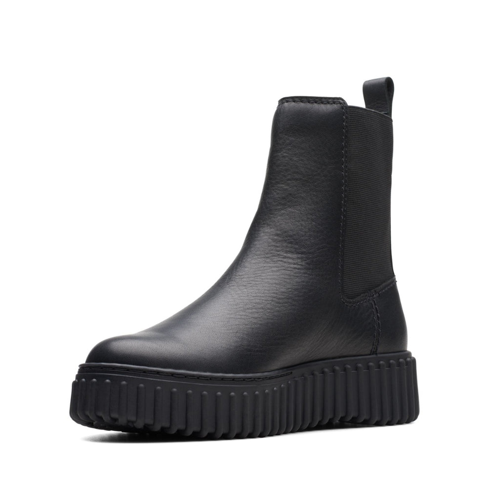 Clarks W Torhill Maple Black Leather