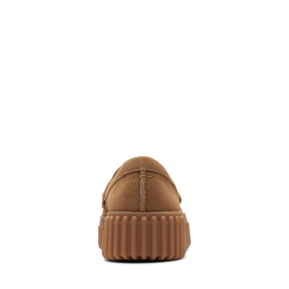 Clarks W Torhill Penny Loafers Light Tan