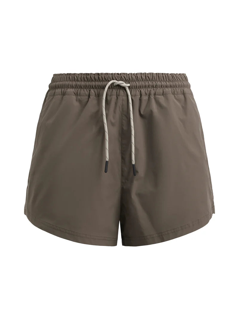 Rethinkit Track Shorts Petra Dark Brown