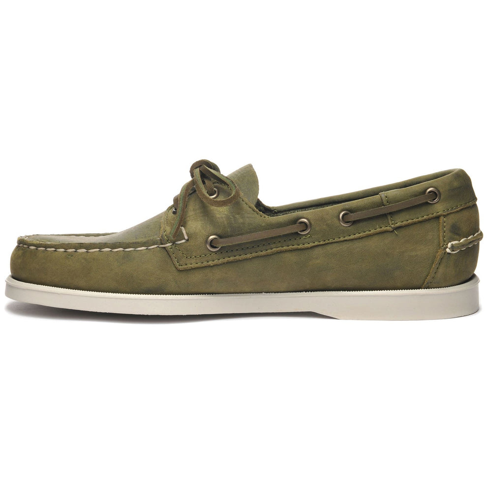 Sebago M Docksides Portland Crazy Sejlersko Grøn
