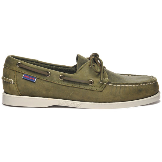 Sebago M Docksides Portland Crazy Sejlersko Grøn