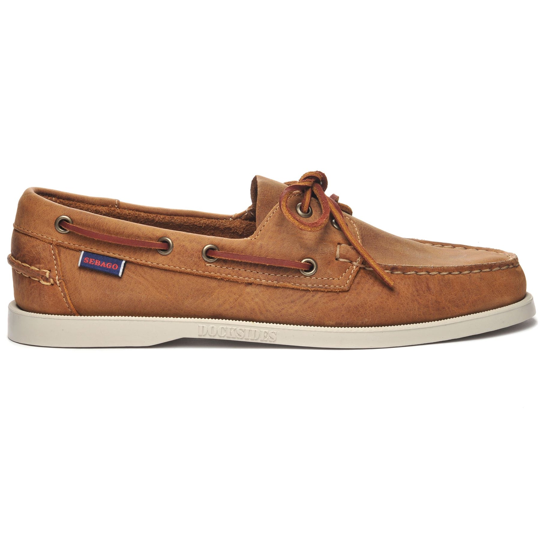 Sebago M Portland Crazy Docksides Sejlersko Brown Tan