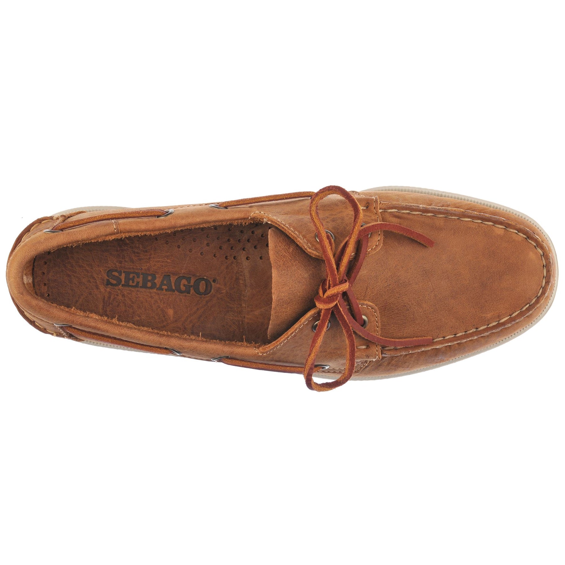 Sebago M Portland Crazy Docksides Sejlersko Brown Tan