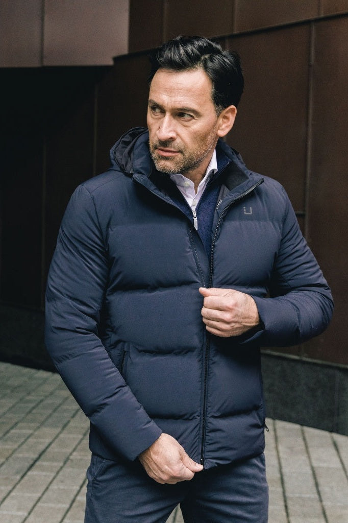 UBR M Bolt Down Jacket Navy