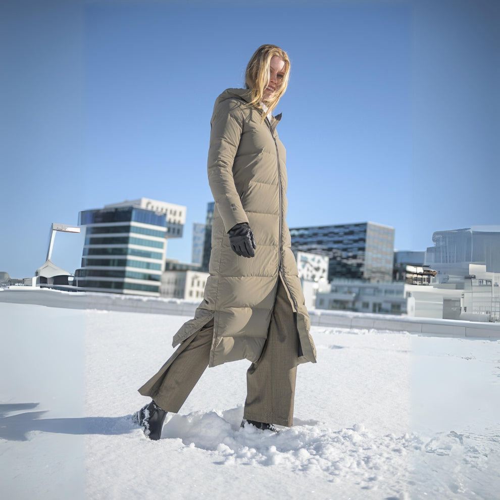 UBR W Infinity Coat Dark Sand