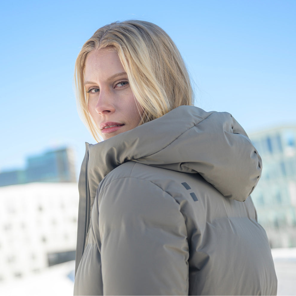 UBR W Infinity Coat Dark Sand