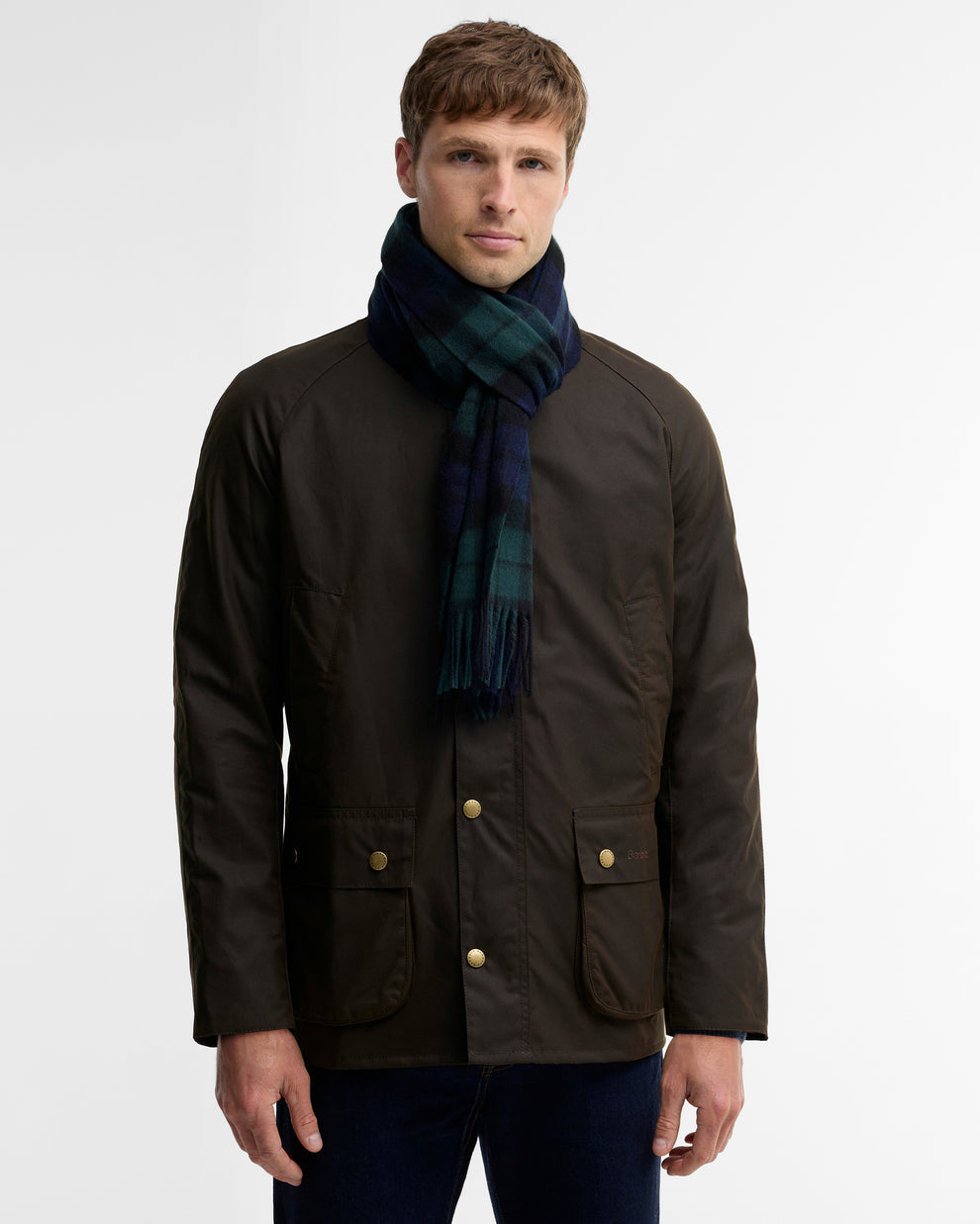 Barbour New Check Scarf Black Watch