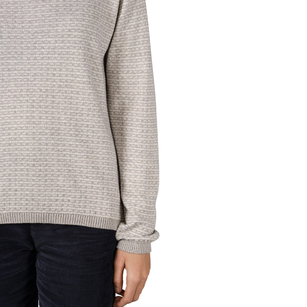 Klitmøller W KC1395 Silje Knit Pastel Grey Cream