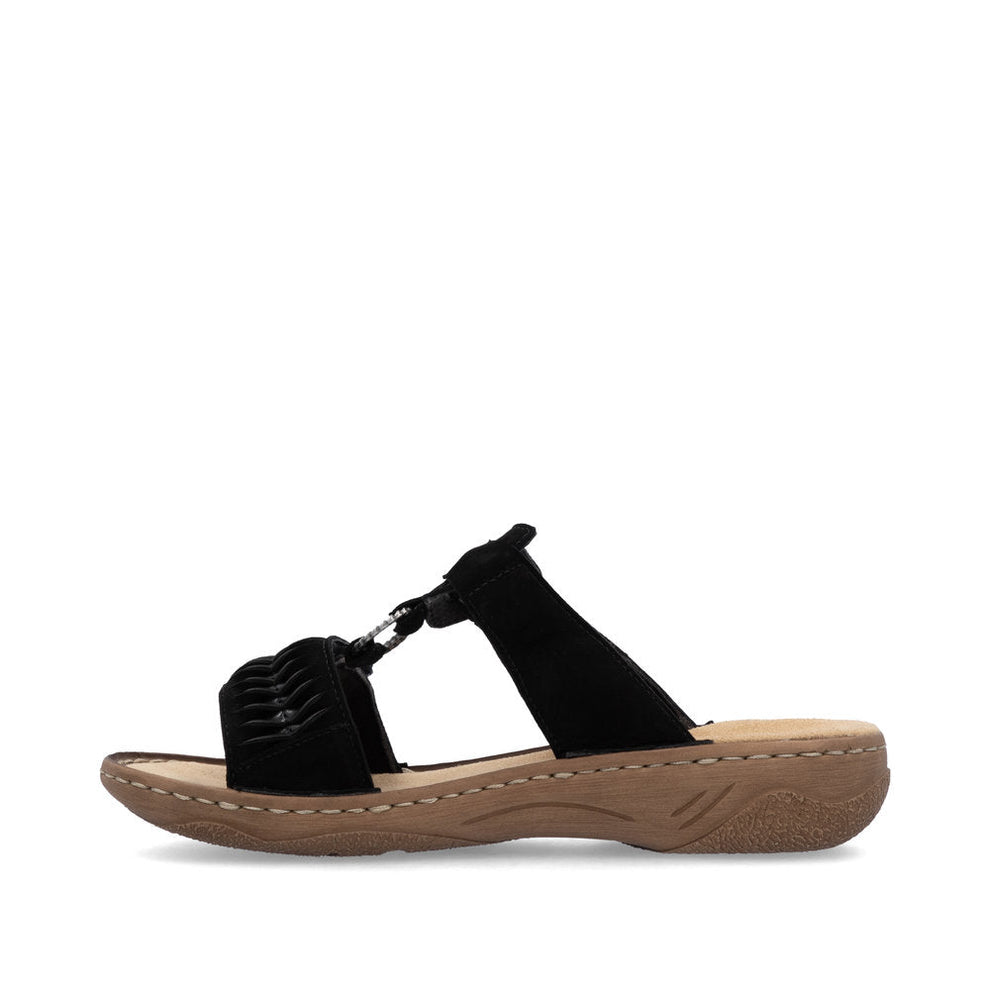 Rieker W Sandaler Black - V2839-00