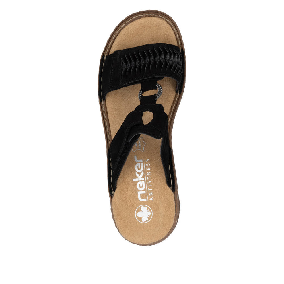 Rieker W Sandaler Black - V2839-00