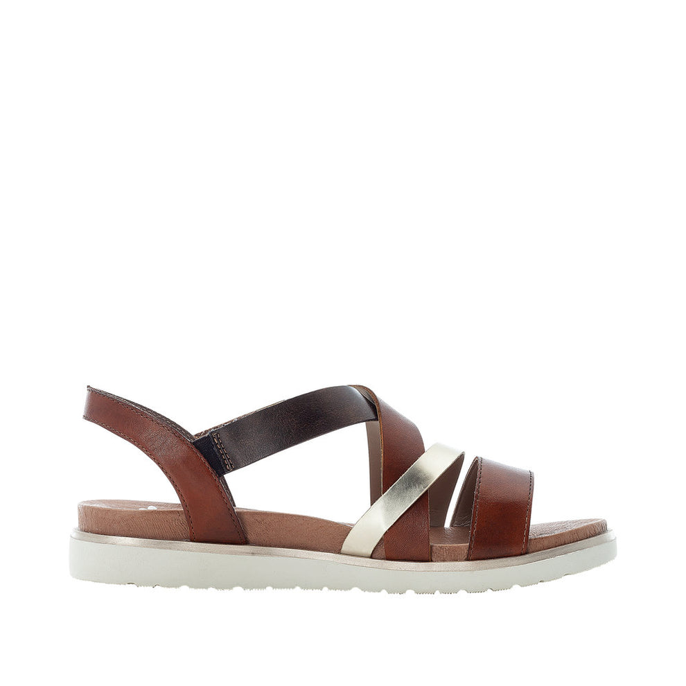 Rieker W Sandal Brun Gold Antique