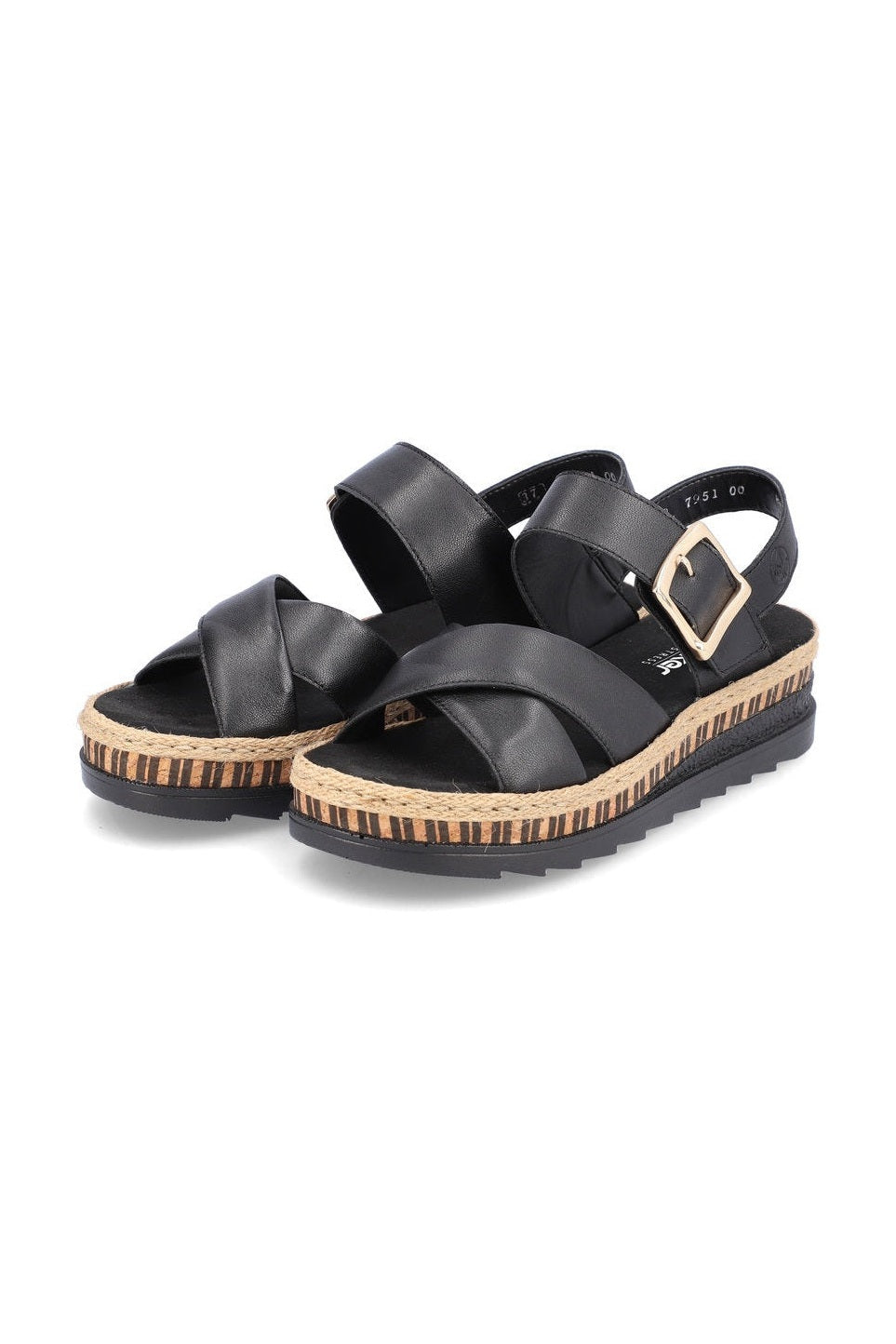 Rieker W Sandaler- V7951-00 Black
