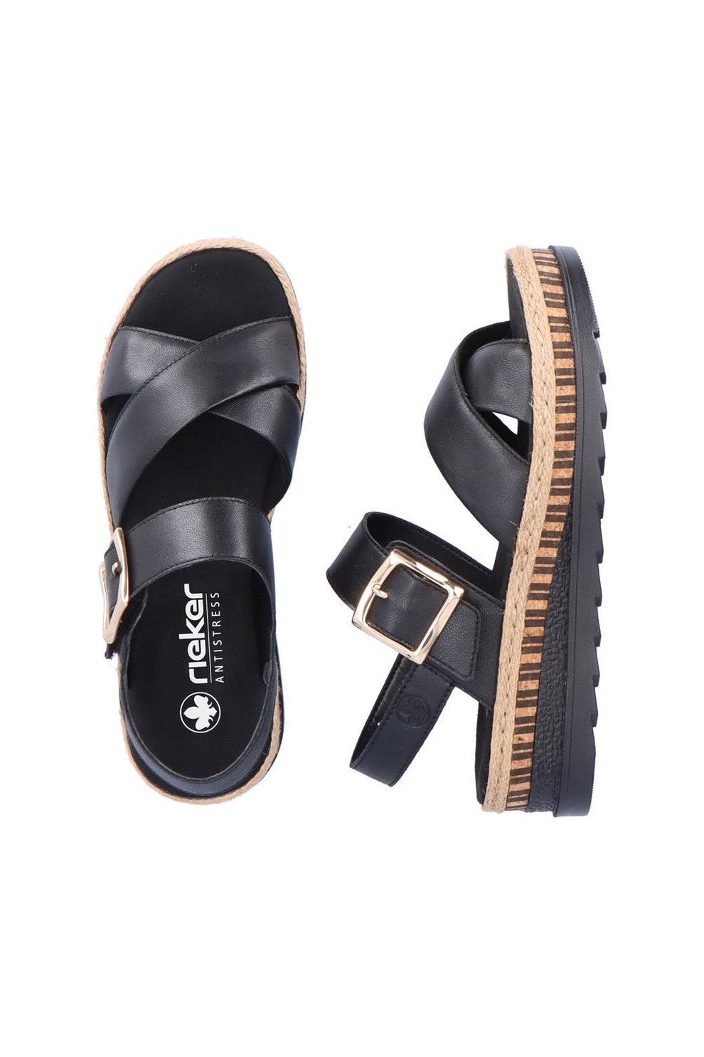 Rieker W Sandaler- V7951-00 Black
