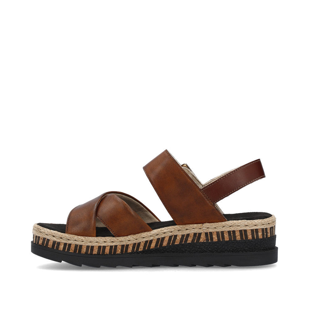 Rieker W Sandaler Brown - V7951-24