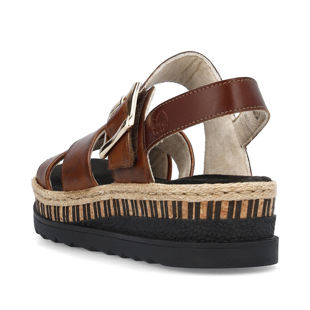 Rieker W Sandaler Brown - V7951-24