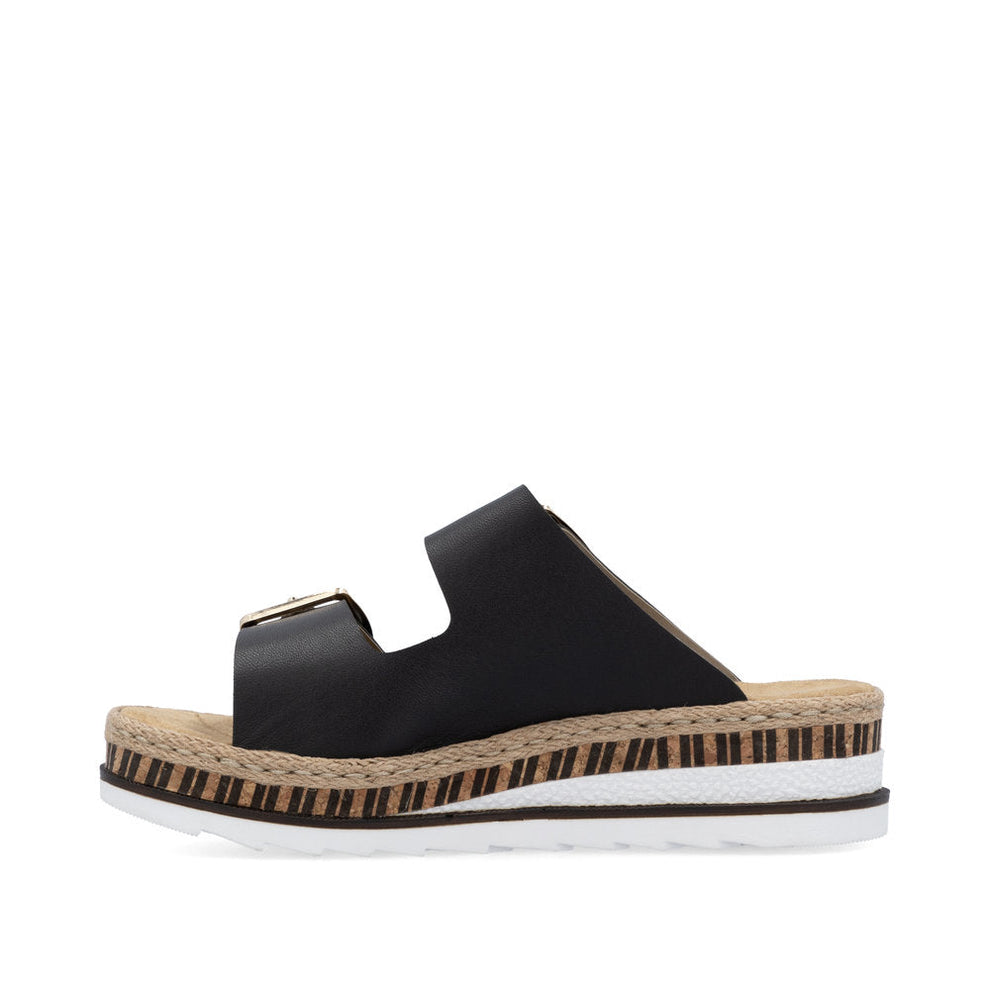 Rieker W Sandaler Black - V7955-00