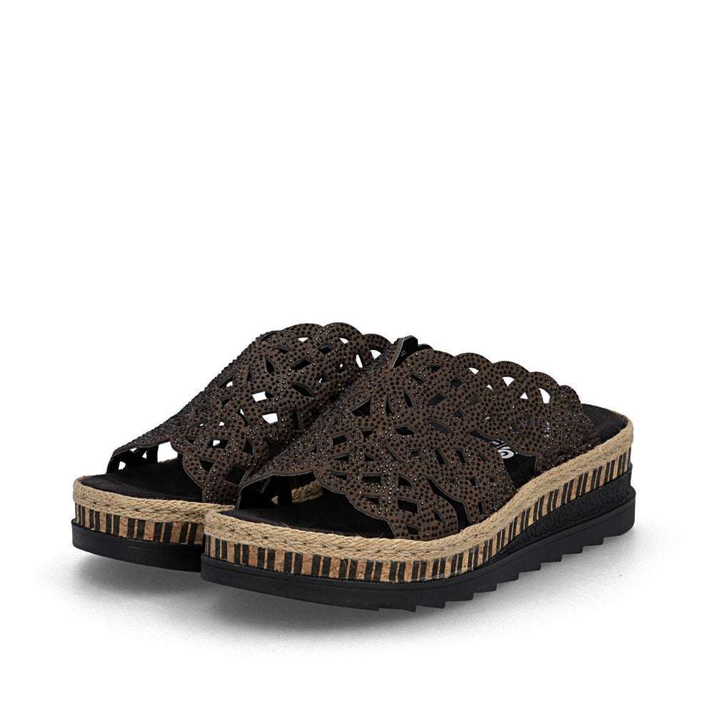 Rieker W Sandal Smutters Brun