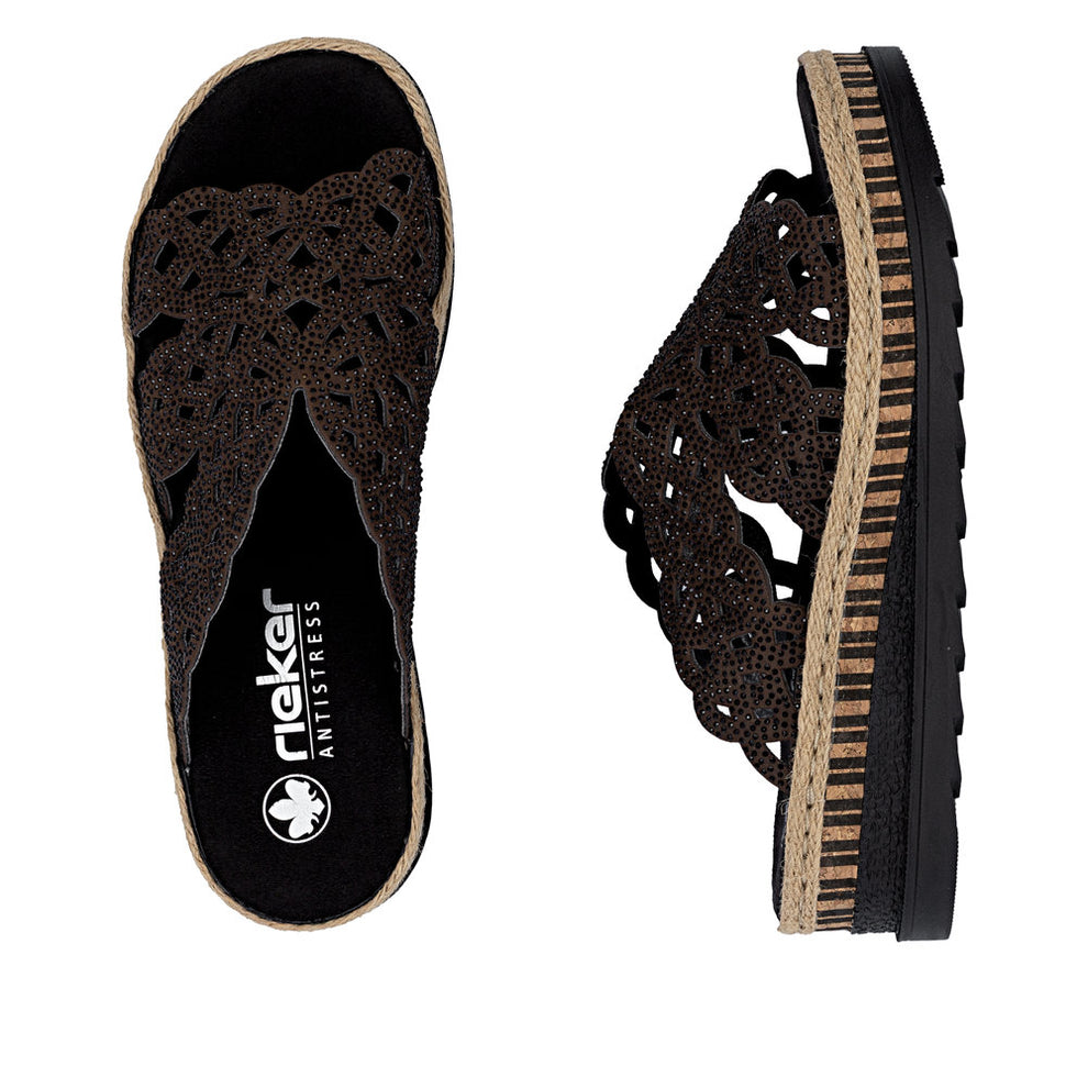 Rieker W Sandal Smutters Brun