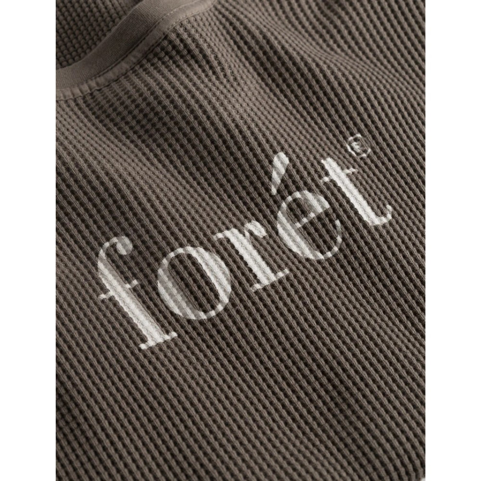 Forét M Still Waffle Longsleeve Cold Brown