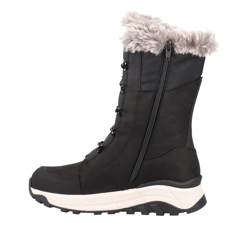 Rieker W Vinterstøvler - W0070-00 BLACK