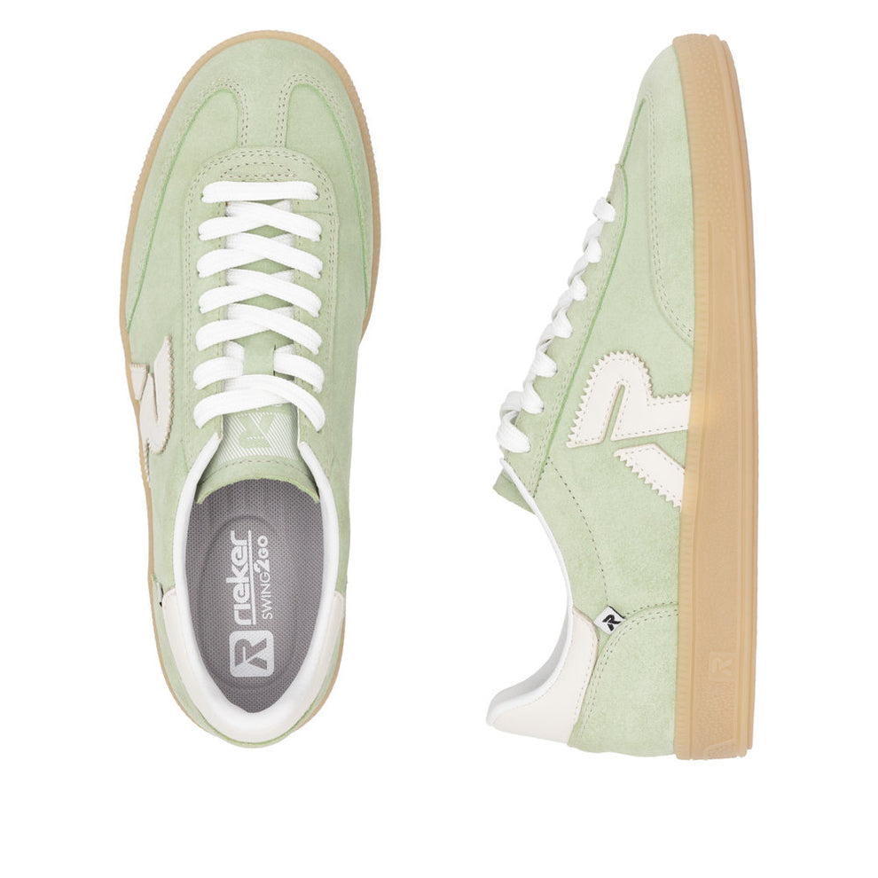 Rieker W Sko Green - W2200-52