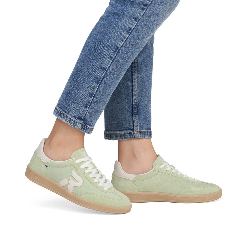 Rieker W Sko Green - W2200-52